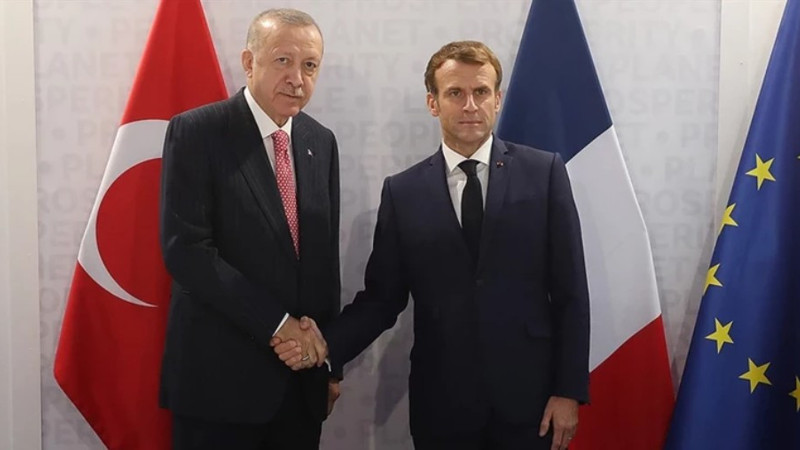 Cumhurbaşkanı Erdoğan ve Fransa Cumhurbaşkanı Macron arasında telefon görüşmesi