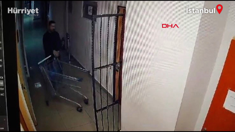 Büyükçekmece Adliyesi'ndeki hırsızlık görüntüleri ortaya çıktı