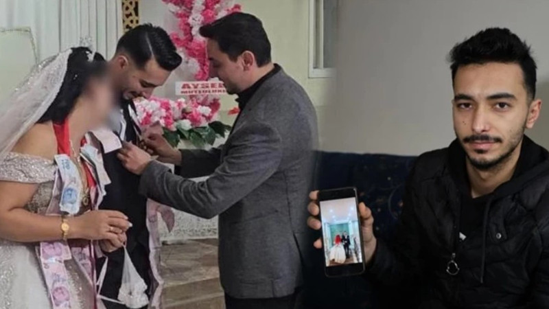 Damat d&#252;ğ&#252;n sonrası hayatının şokunu yaşadı: Gelin altınları alarak ka&#231;tı!
