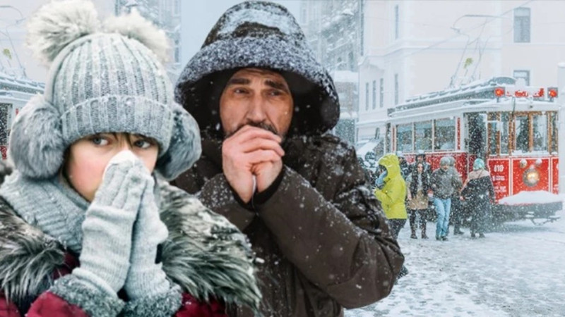 Van merkeze mevsimin ilk karı düştü