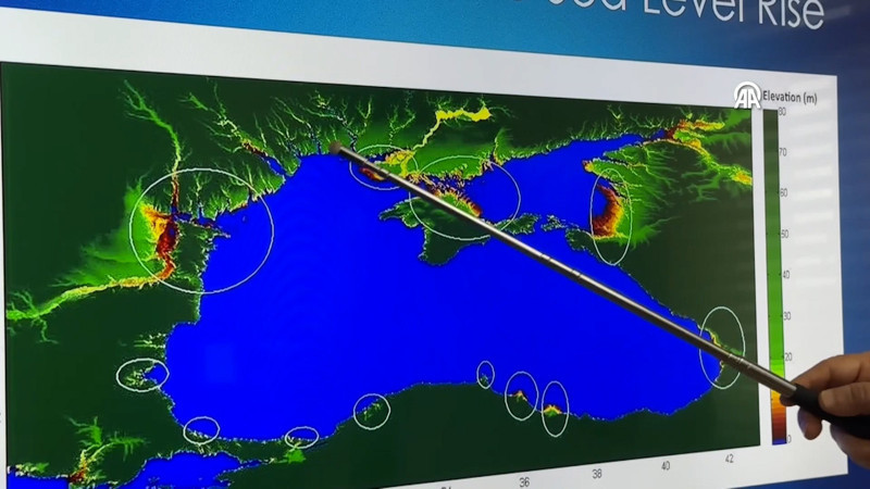 Yapılan uydu çalışmasında Karadeniz'in seviyesinin yükseldiği tespit edildi