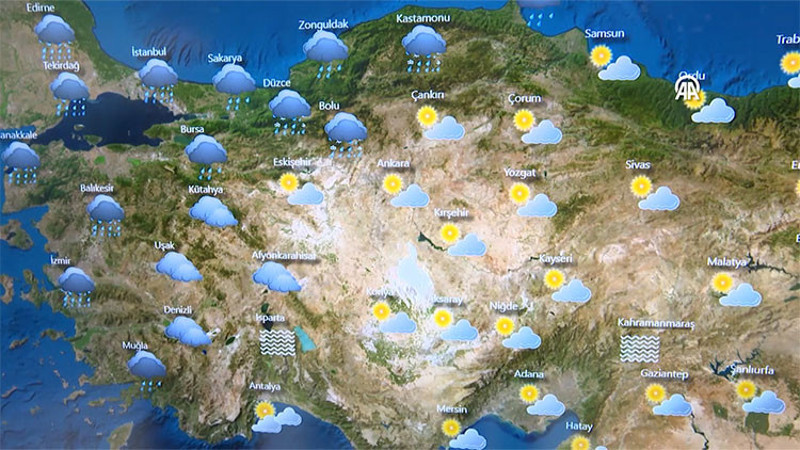 Hafta sonu yurdun büyük bir bölümünde parçalı bulutlu hava hakim olacak