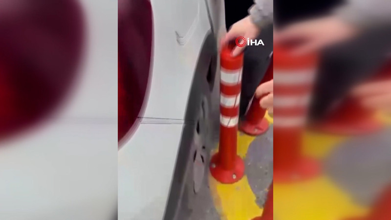 Ehliyet sınavından 7'inci kez kalan genç ortalığı birbirine kattı!