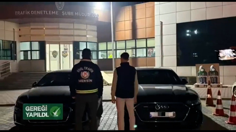 Araçlarına yasa dışı çakar takan sürücüye 414 bin lira ceza