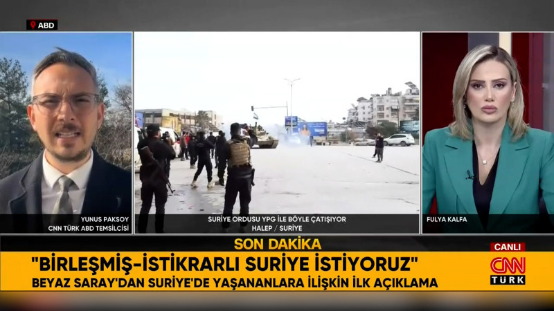 ABD'den CNN Türk'e özel açıklama: Suriye, terörizm için bir üs haline gelmemeli