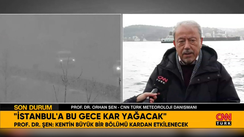 İstanbul'a kar yağışı uyarısı! Prof. Dr. Şen: Kesin geliyor, işiniz yoksa hiç dışarı çıkmayın