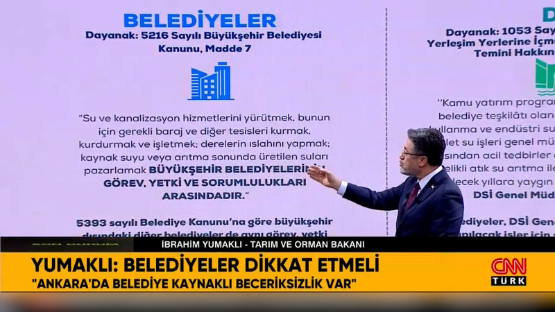 Tarım ve Orman Bakanı İbrahim Bakan Yumaklı CNN Türk’te
