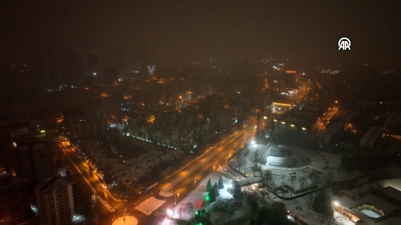 Ankara'nın yüksek kesimleri beyaza büründü