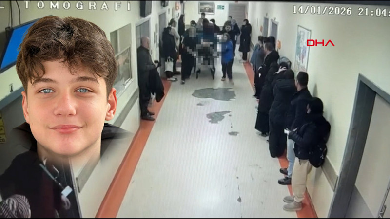 Atlas Çağlayan'ın hastaneye getirildiği anların görüntüsü ortaya çıktı