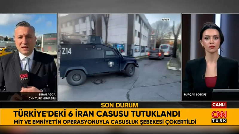 Türkiye'deki 6 İran casusu tutuklandı