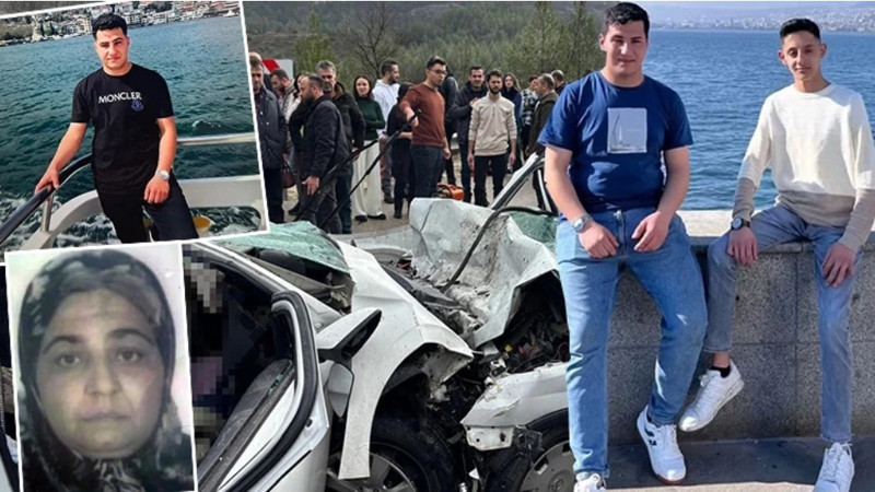 Kayak merkezine giderken, kazada hayatlarını kaybetmişler