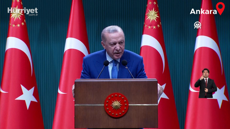 Cumhurbaşkanı Erdoğan'dan Kabine Toplantısı sonrası açıklamalar