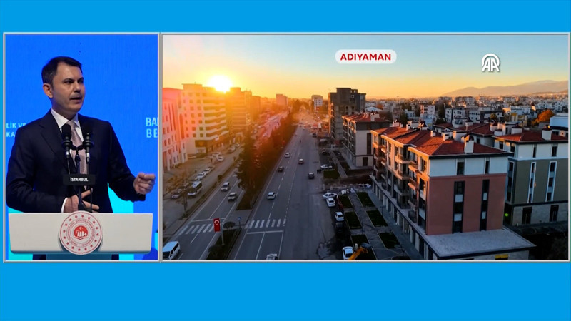 Bakan Kurum, 1. Uluslararası Kentsel Dönüşüm Zirvesi’nde konuştu