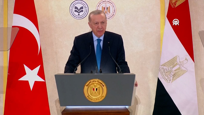 Cumhurbaşkanı Erdoğan: Mısır ile ticaret hedefimiz 15 milyar dolar