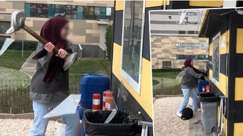 ‘Taksi beni sevmiyor’ diyerek saldırmış; taksi durağına saldırının yeni görüntüleri ortaya çıktı