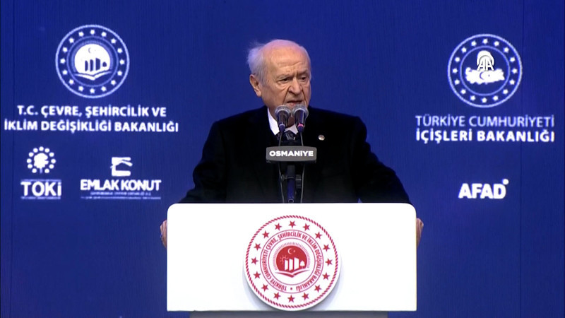 Bahçeli: Türk milletinin teklemesi, tökezlemesi ve manen yıkıma uğraması mümkün ve muhtemel değildir