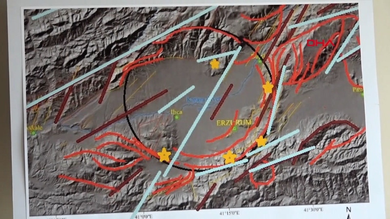 Erzurum Havzası'nın temelinde 60 kilometre çapında kaldera keşfedildi