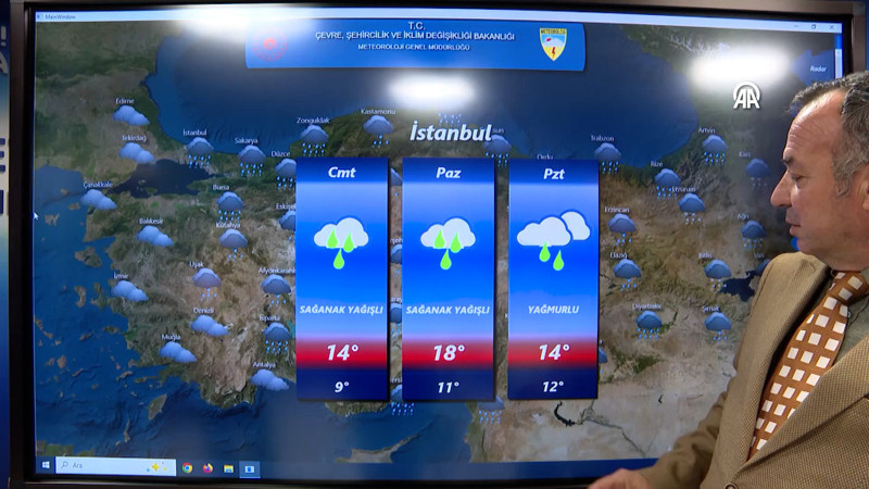 Yağışlı hava hafta sonu da etkisini sürdürecek