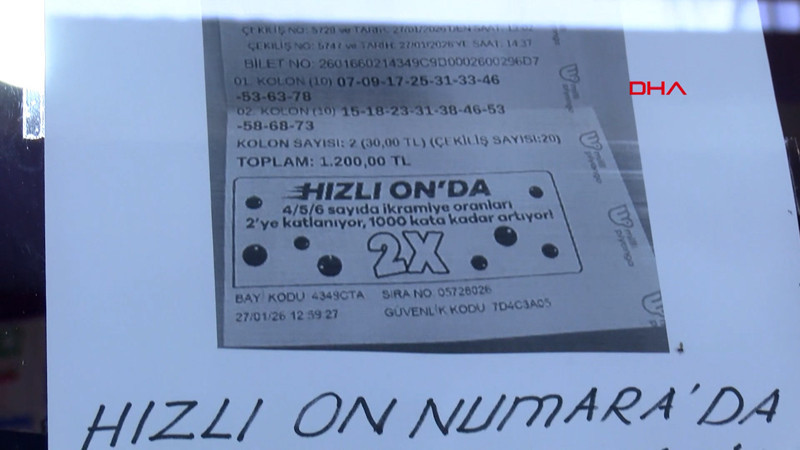 ‘Hızlı On’ İzmir’de bir talihliye 15 milyon lira kazandırdı
