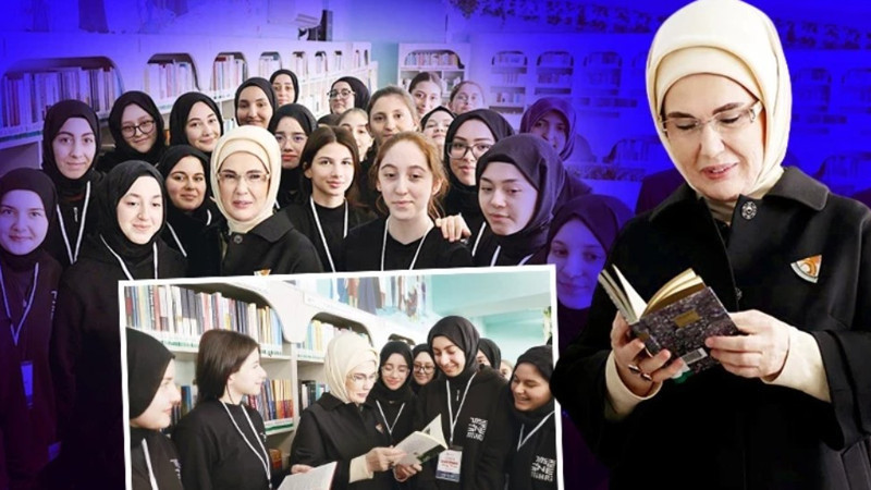 Emine Erdoğan: Kütüphane okulların kalbidir, ruhudur, can damarıdır