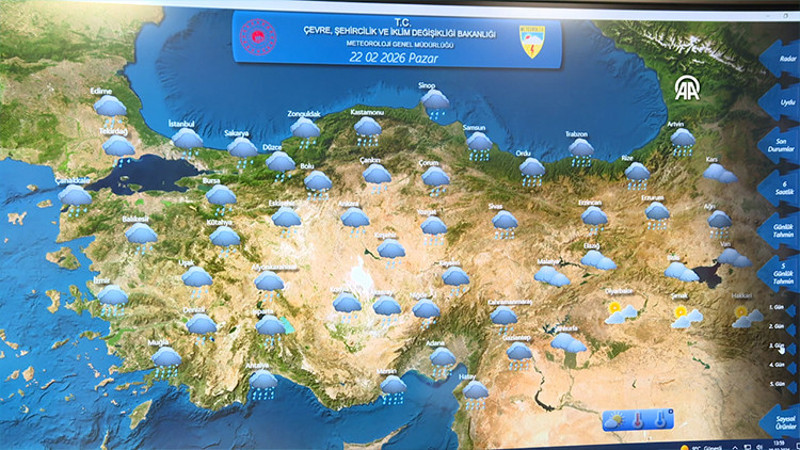 Hafta sonu yurt genelinde yeni yağışlı sistem etkili olacak