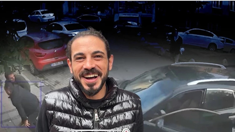 Kağıthane’de düştüğü araç üzerinden geçip duvara sıkıştırdı