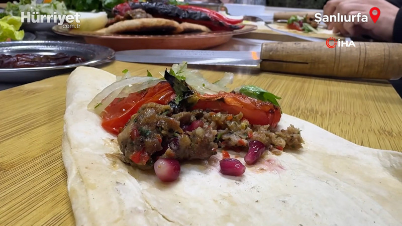 Şanlıurfa'da nardan kebap yapıldı