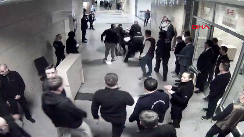 Kartal Adliyesi'nde savcı, kadın hakimi vurmuştu! Yeni görüntüleri ortaya çıktı