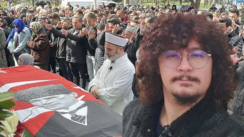 Bulgaristan'da hayatını kaybeden Berk, memleketinde toprağa verildi