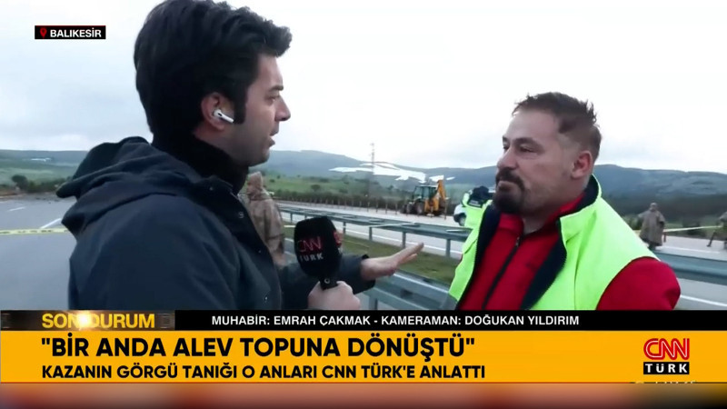 Balıkesir'de F-16 savaş uçağı düştü! Görgü tanığı konuştu