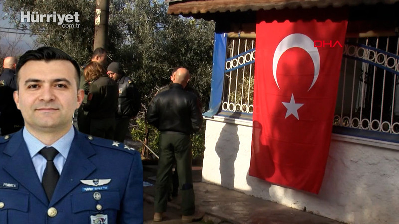 Balıkesir'de, kaza kırıma uğrayan F-16'da şehit olan Bolat'ın acı haberi ailesine ulaştı
