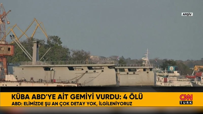 Küba ABD’ye ait gemiyi vurdu