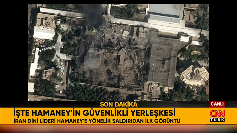 İşte Hamaney'in hedef alınan konutu