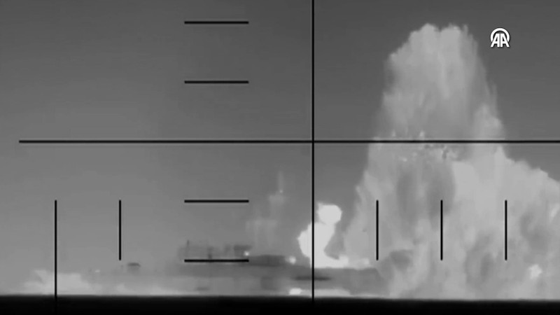 ABD, İran'ın savaş gemisini böyle vurdu