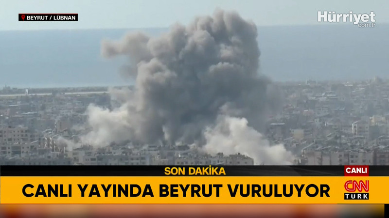 Beyrut'a yoğun saldırı