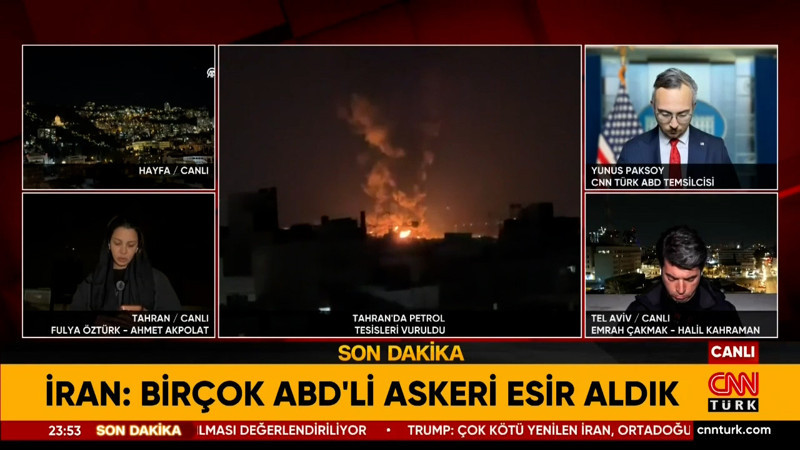 İran: Birçok ABD'li askeri rehin aldık