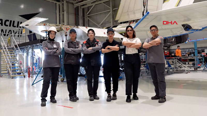 Milli muharip uçak KAAN'a Türk kadınının imzası