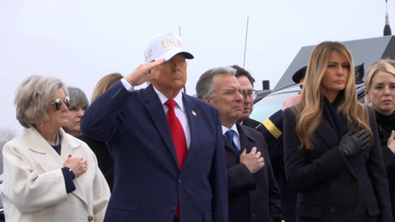 İran ile savaşta ölen ABD askerleri için tören düzenlendi