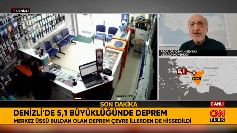 Denizli'de 5.1 büyüklüğünde deprem oldu: Uzman isimden ilk yorum