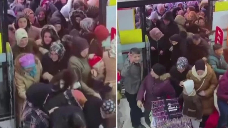 Mağaza açılışında indirim izdihamında birbirini ezdiler