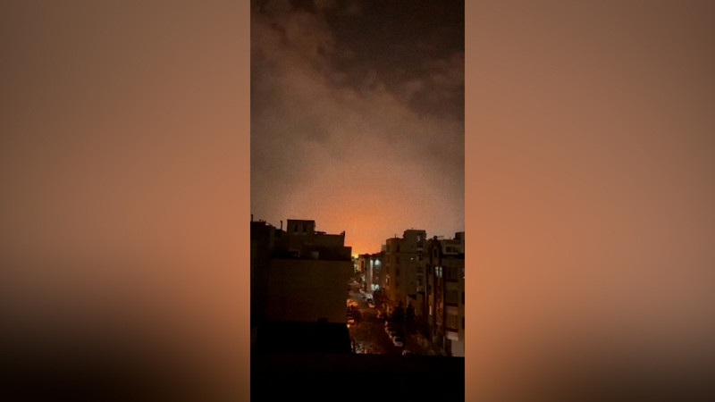 İsrail-ABD Tahran ve İran'ın diğer bölgelerine saldırı düzenlendi