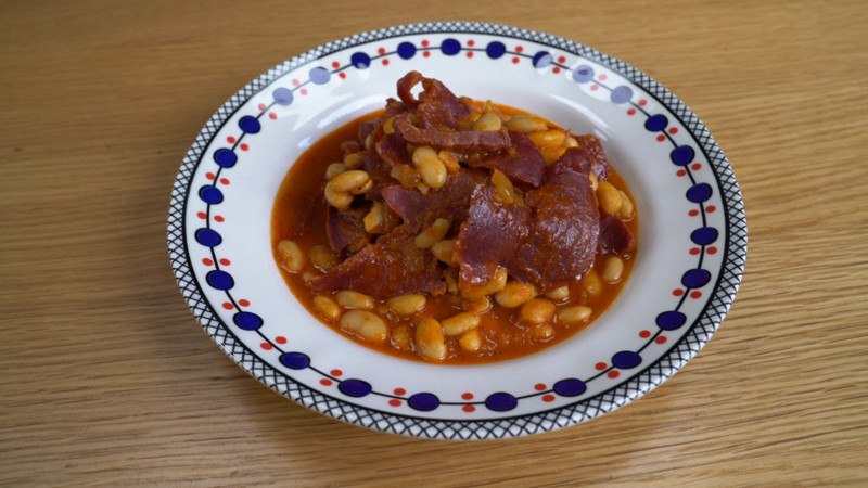 Pastırmalı kuru fasulye