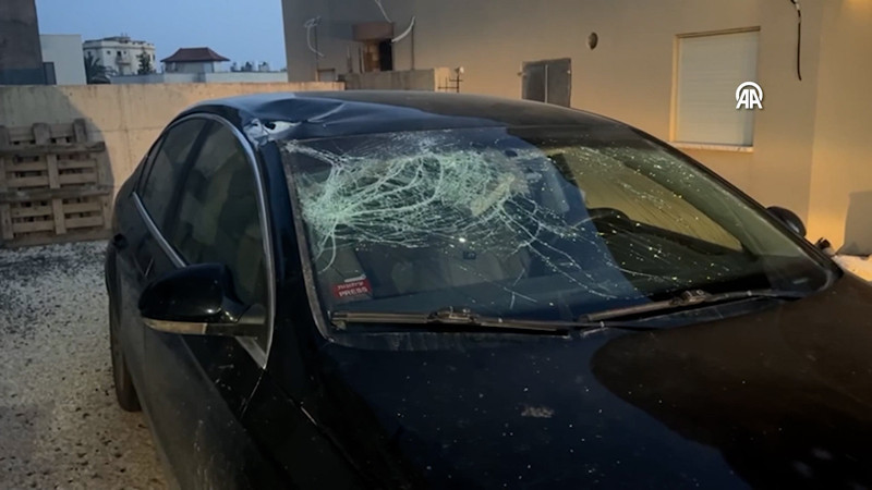 İran’dan ateşlenen misilleme füzesinin şarapnelleri Hayfa'da maddi hasara yol açtı