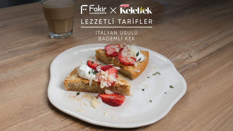 İtalyan Usulü Bademli Kek