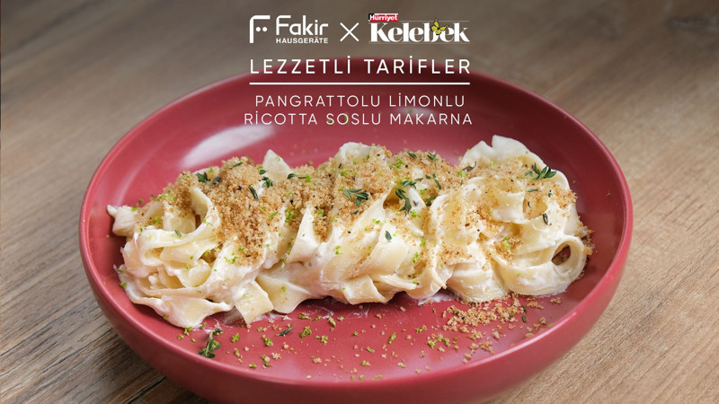 Pangrattolu Limonlu Ricotta Soslu Makarna