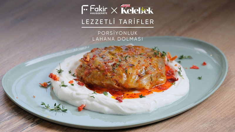 Porsiyonluk Lahana Dolması & Yoğurt