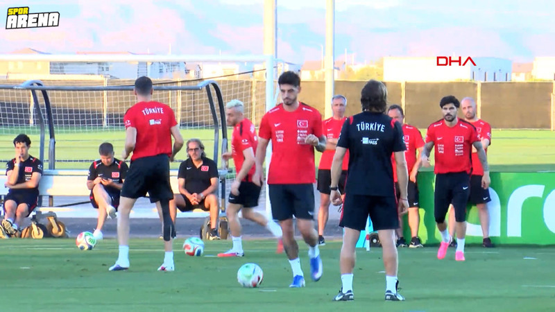 A Milli Futbol Takımı, Arizona'daki son antrenmanını gerçekleştirdi