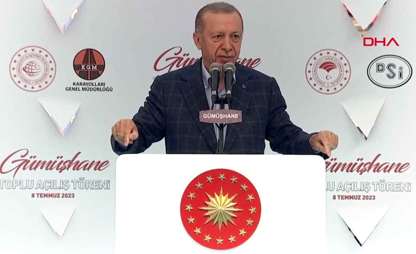 Son dakika... Cumhurbaşkanı Erdoğandan Gümüşhanede önemli açıklamalar... 7li koalisyondan 1 kişi bile istifa etmedi, seçmenine hesap vermedi
