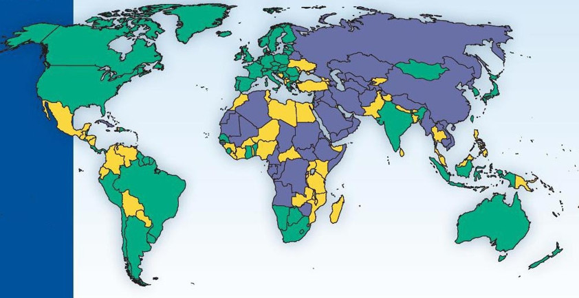 Türkiye yine Afrika ülkeleriyle aynı sınıfta