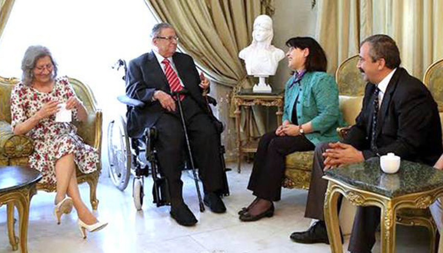 Leyla Zana ve Sırrı Süreyya Önderden Celal Talabaniyle Irak pozu